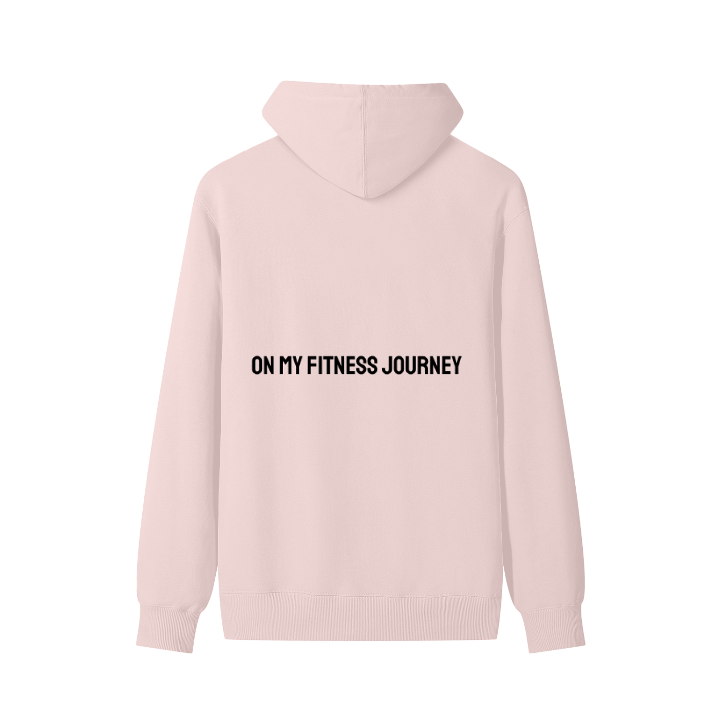 On my Fitness Journey Oversized Classic Hoodie - Pink