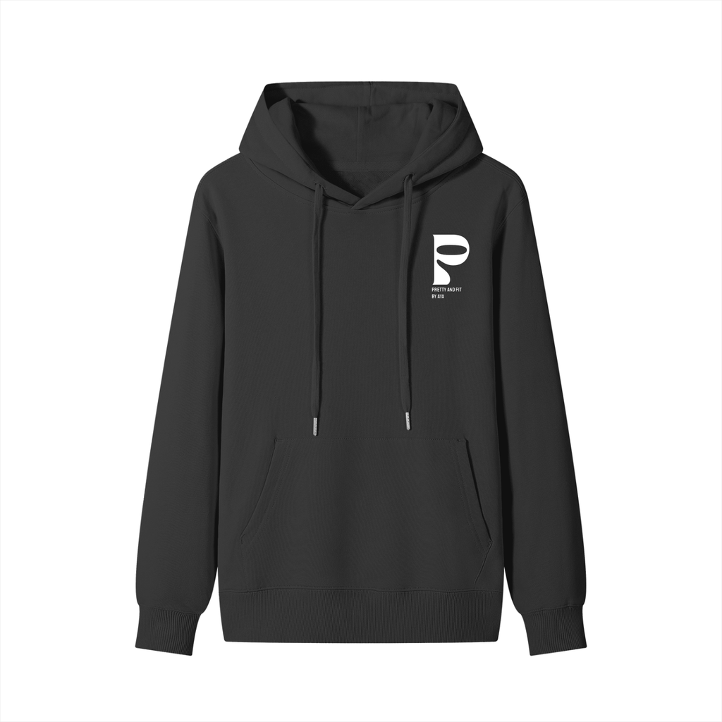 Stay Pretty Stay Fit Oversized Classic Hoodie - Black