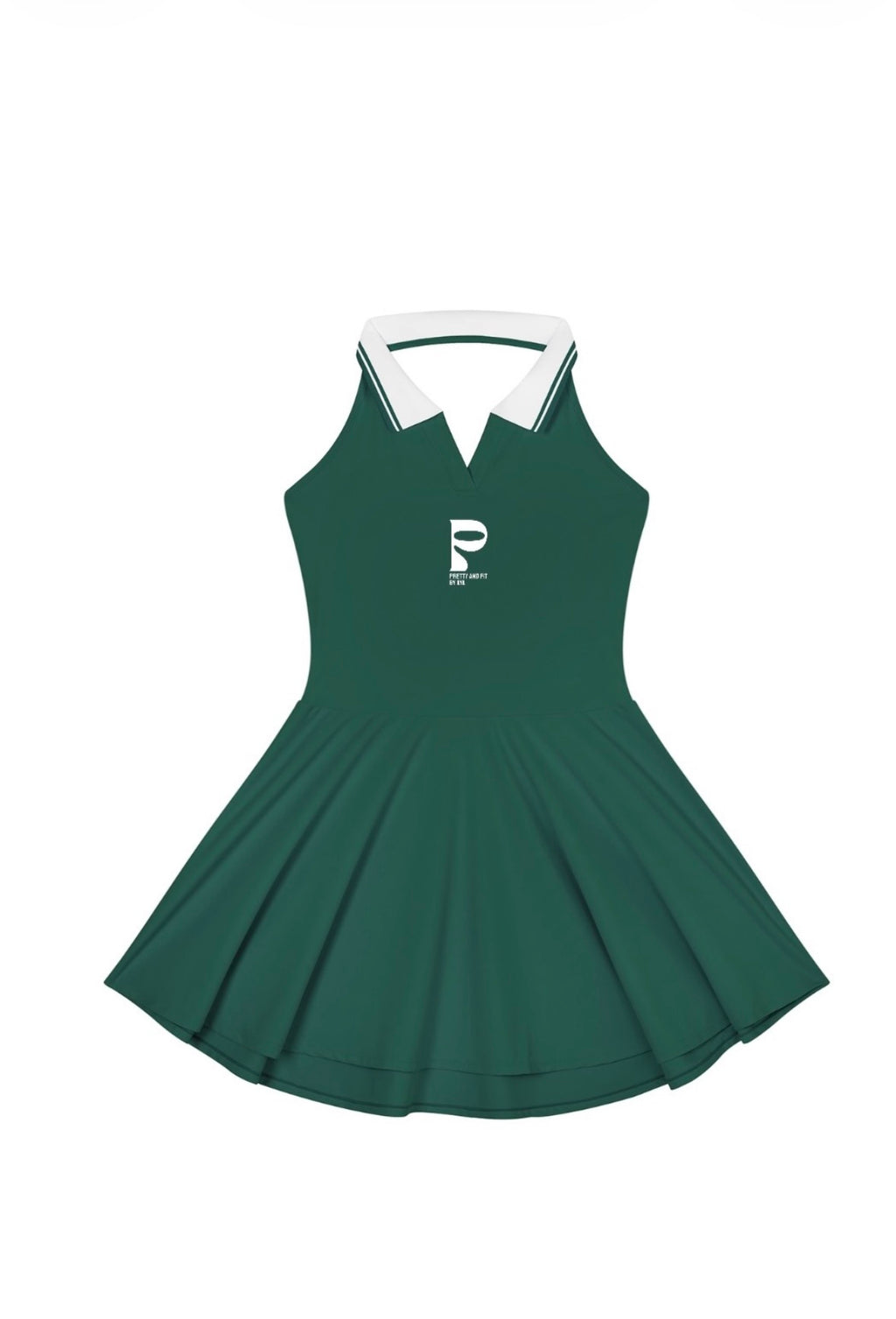 Pretty and Fit by Aya Tennis Dress- Green