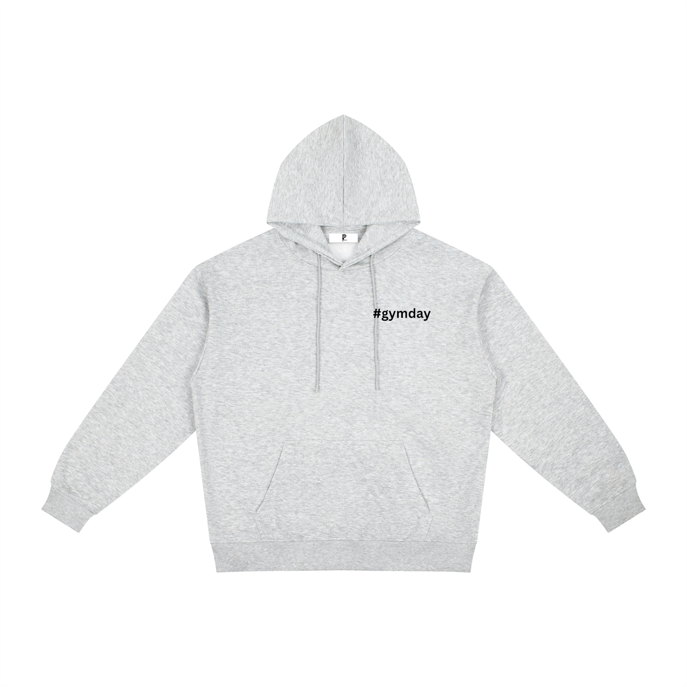 #gymday Oversized Hoodie - Gray